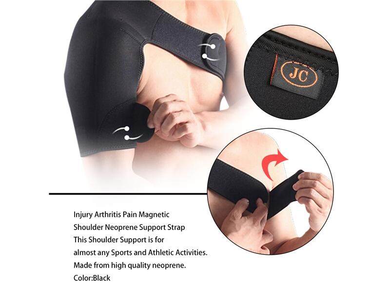 Dapat Disesuaikan Neoprene Penjepit Dislokasi Arthritis Rasa Sakit Bahu Penyangga Tali-InternasionalIDR87000
