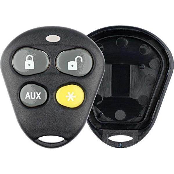 Keylessoption Tanpa Kunci Masuk Jarak Jauh Pengendali Starter Mobil Kunci Fob Kasus Shell Penutup Luar Bantalan Tombol untuk Viper Mengotomatisasi Alarm- internasional