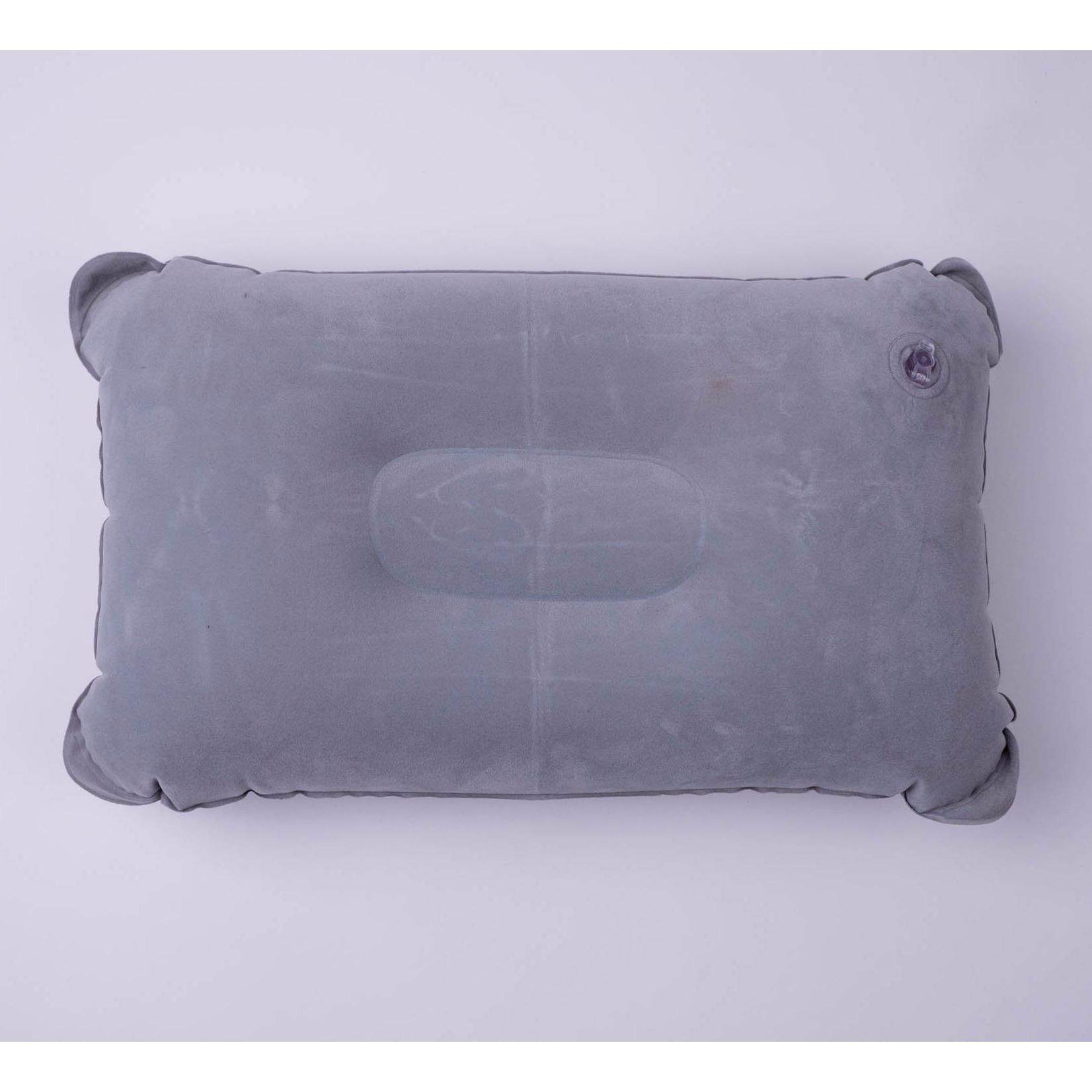 Kedai Harmain New Arrival Portable Inflatable Flocked Travel Pillow