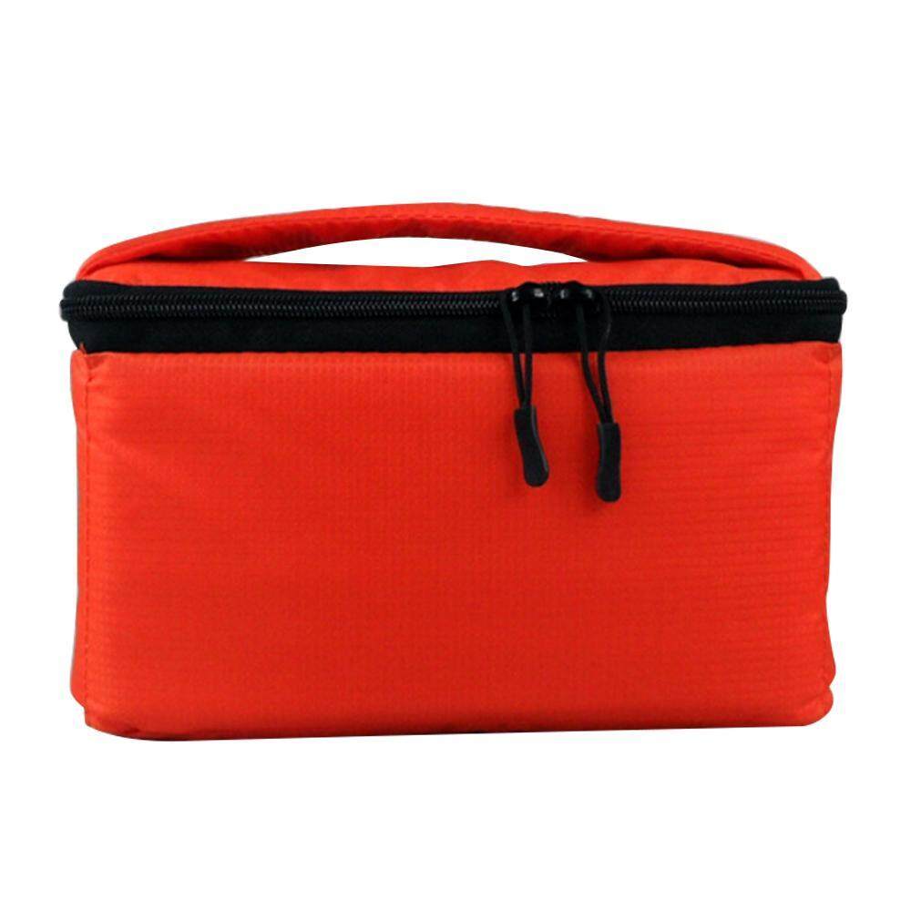 xiteng DSLR Camera Insert Case Shockproof Waterproof Padded Partition Protective Bag Cover Travel For Sony Canon Nikon Olympus Pentax And More (Orange)
