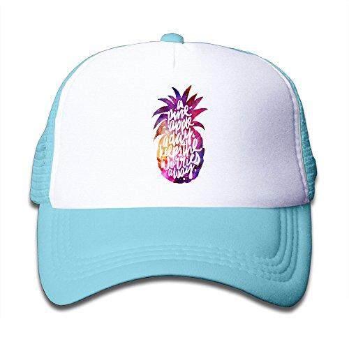 Satu Pineapple Sebuah Day Quote. Png Jaring Topi Bisbol Topi untuk Anak-anak-Internasional