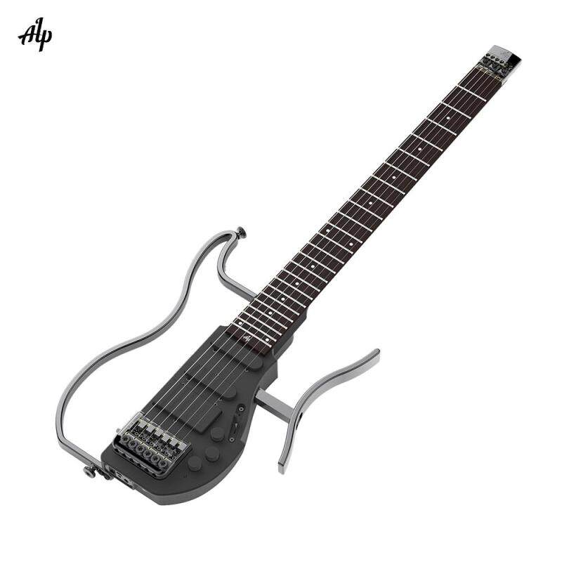 ALP AD-80 Professional Foldable Headless Travel Guitar Built-in Headphone Amplifier with Gig Bag Malaysia
