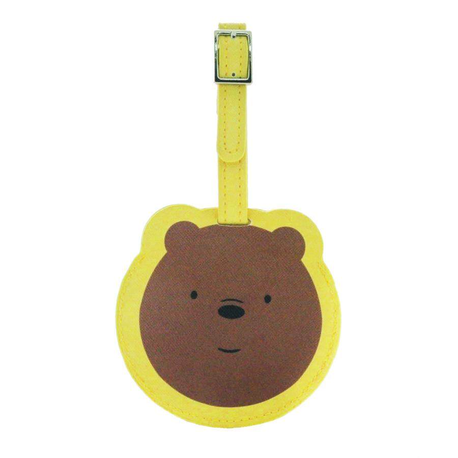 we bare bears luggage tag