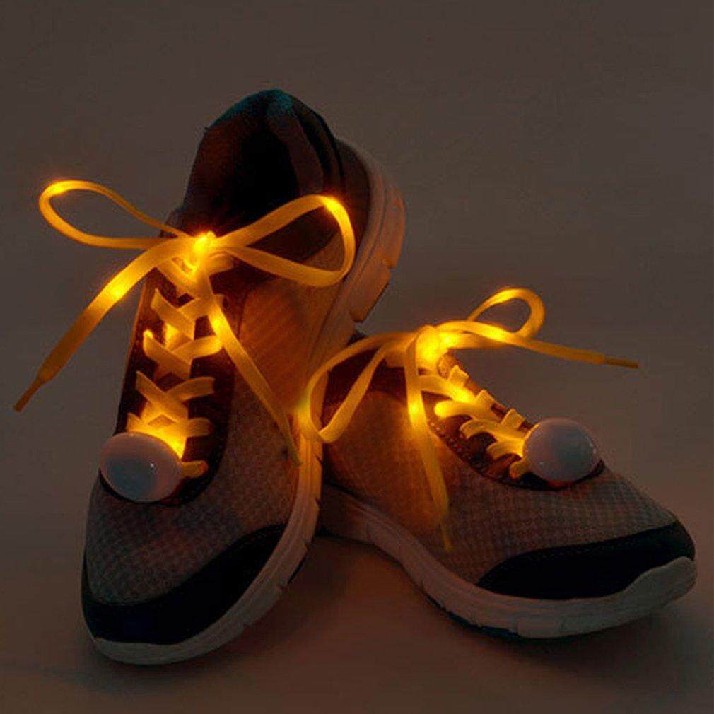 Uinn Nilon Terlaris Tali Sepatu Berkelip Flash Lampu LED Tali Sepatu Bercahaya String-Intl