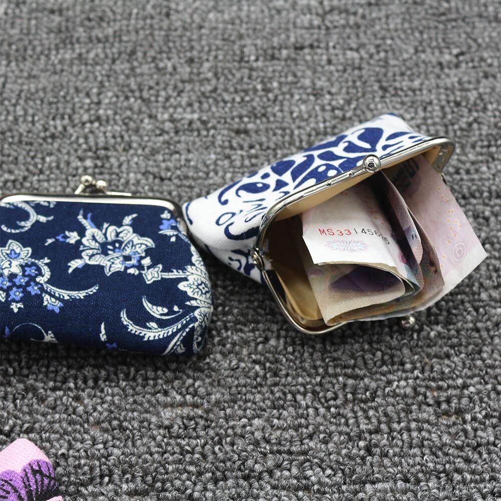 Wanita Wanita Vintage Jaman Dulu Bunga Pengait Dompet Kecil Tas Tangan Bu Radocie