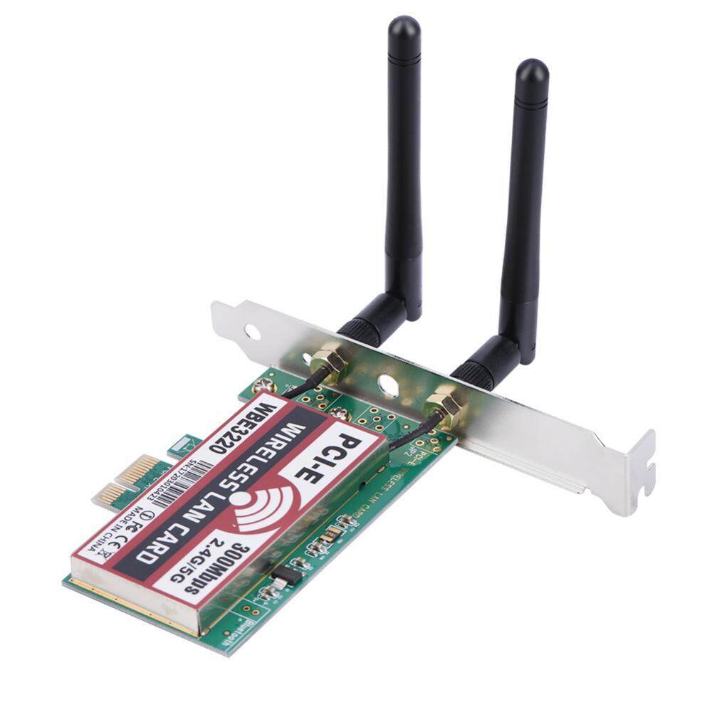 Qianmei 2.4G/5G 300Mbps PCI-e Dual Band AP Wireless WiFi WLAN Adapter For Laptop MAC