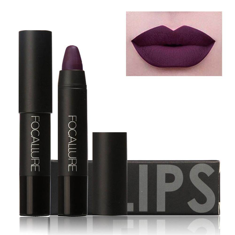 Riasan Matt Lipstik Bibir Gloss Bibir Gloss Anti-Air Panjang Abadi Warna Tidak Mengkilap Bibir Tongkat Pensil Bagus Pesta Cosmetics, Warna: 14 #-Internasional