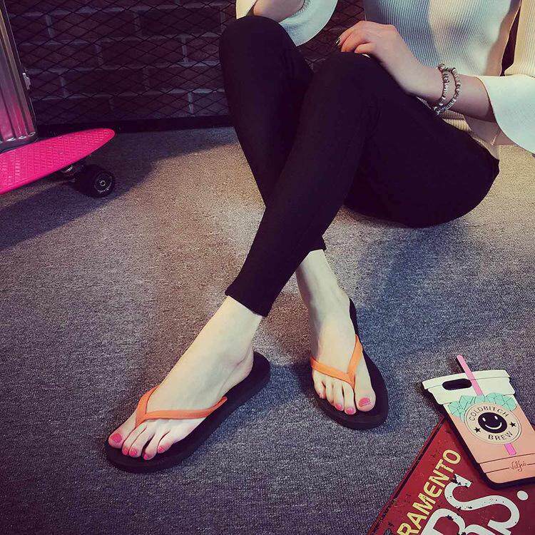 Panda Online Wanita Perempuan Musim Panas Scented Jepit Sepatu Sandal Sandal Dalam Luar Ruangan Permen Warna