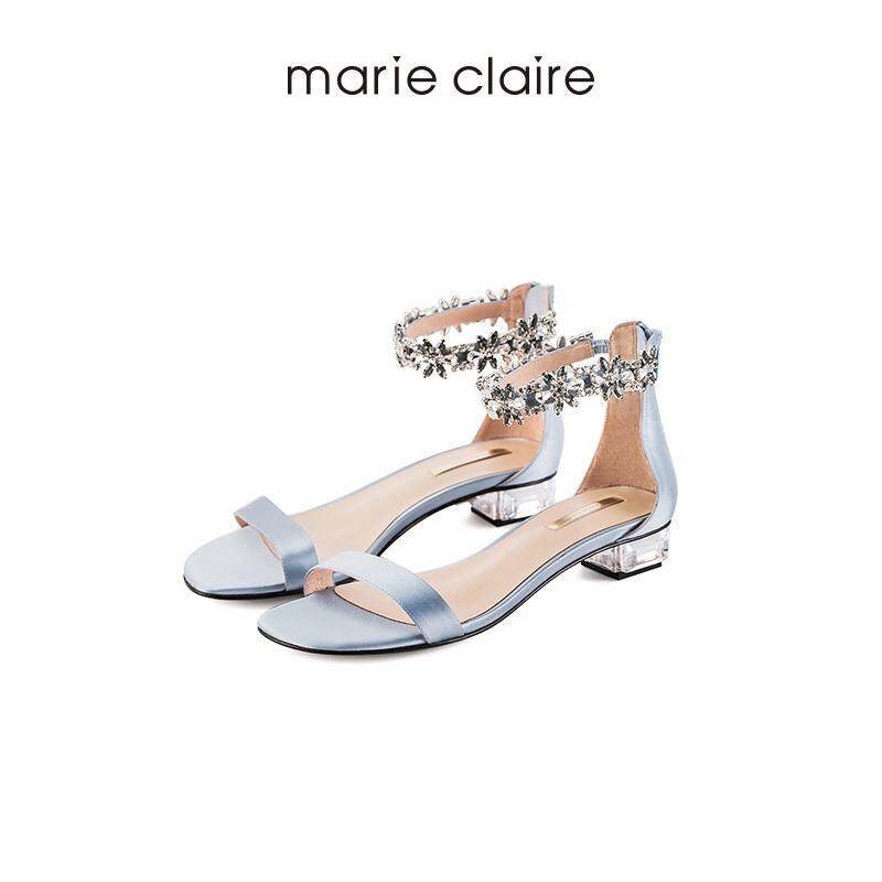 Marie Claire2018 Crystal Zip Kembali Sandal-Intl