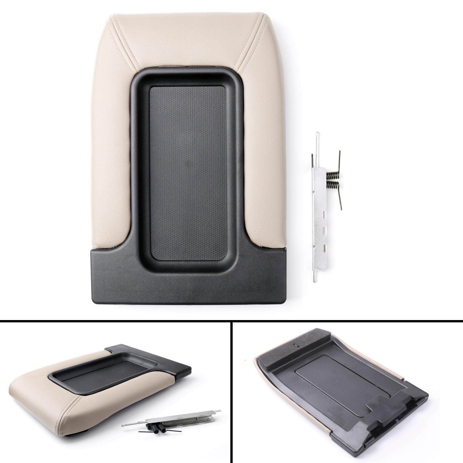 Areyourshop Baru Kulit Center Console Kotak Lengan Rest Latch Sesuai untuk Ford GMC 1999-2007 Hitam