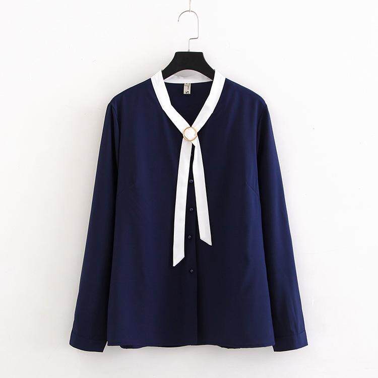 Plus Size 2018 Silk Blouse Blusa Women Office Shirt Long Sleeve Blouses Blusas Femininas Formal Ladies Tops