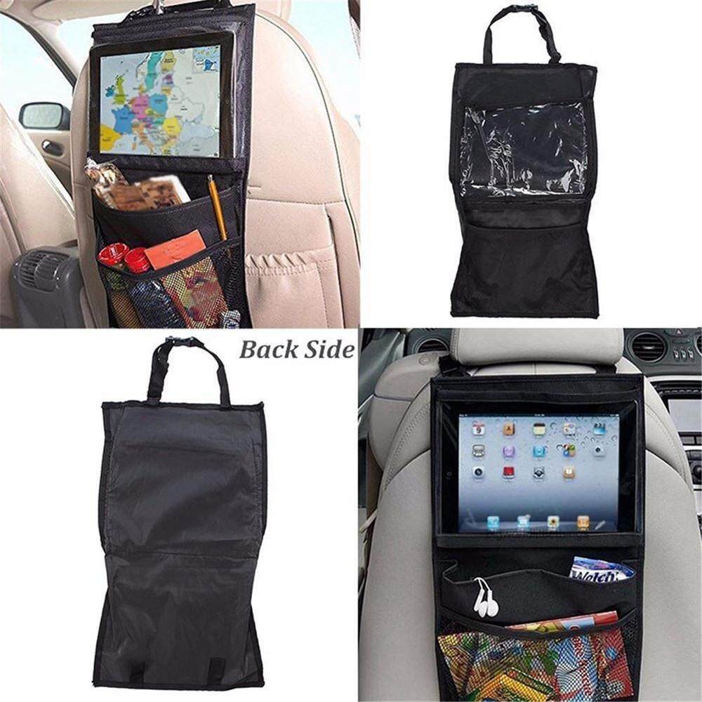 Kembali Mobil Penata Barang Di Kursi Rapi dengan Tempat Tablet Perjalanan Ipad Galaxy Tas Penyimpanan-Intl