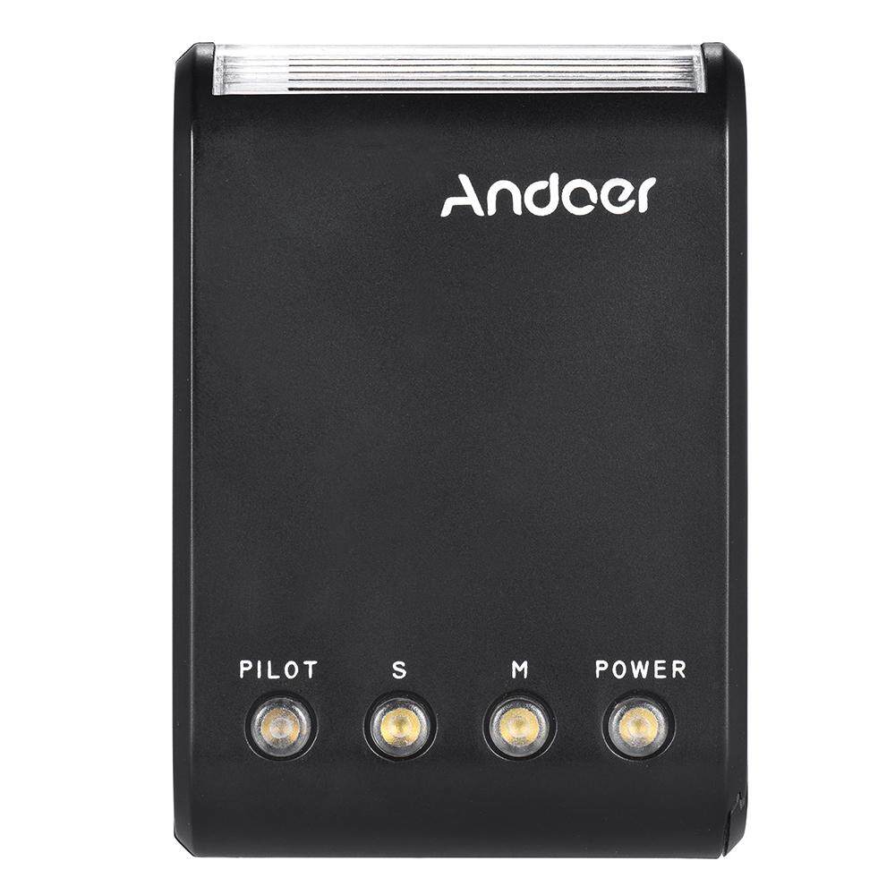 Andoer WS-25 Profesional Digital Mini Portabel Budak Flash Speedlite Di Kilat Kamera dengan Universal Sepatu Panas GN18 untuk Canon Nikon Pentax Sony A7 NEX6 HX50 A99 Camera-Intl