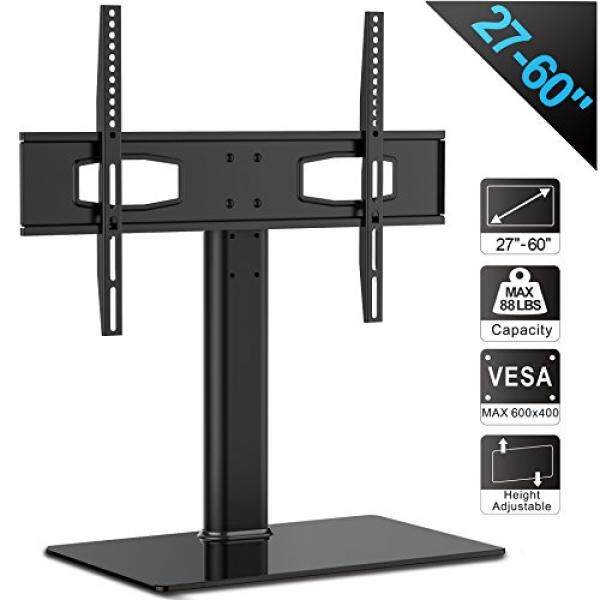 Fitueyes Universal TV Stand/ Base Tabletop TV Stand with Mount for up to 60 inch Flat screen Tvs Vizio/Sumsung/Sony Tvs/xbox One/tv components Max VESA 400x600 TT105201GB - intl