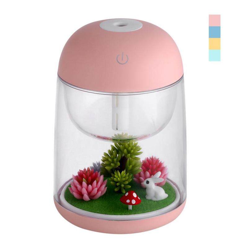 goges Micro-landscape Humidifier Essential Oil Diffuser 80ml Aroma Essential Oil Cool Mist Humidifier Baby Night Light Decoration - Random Color Singapore