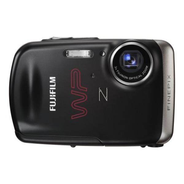 Gambar Baik Fujifilm Z33WP 10 MP Tahan Air Kamera Digital dengan 3x Optical Zoom (Hitam)-Intl