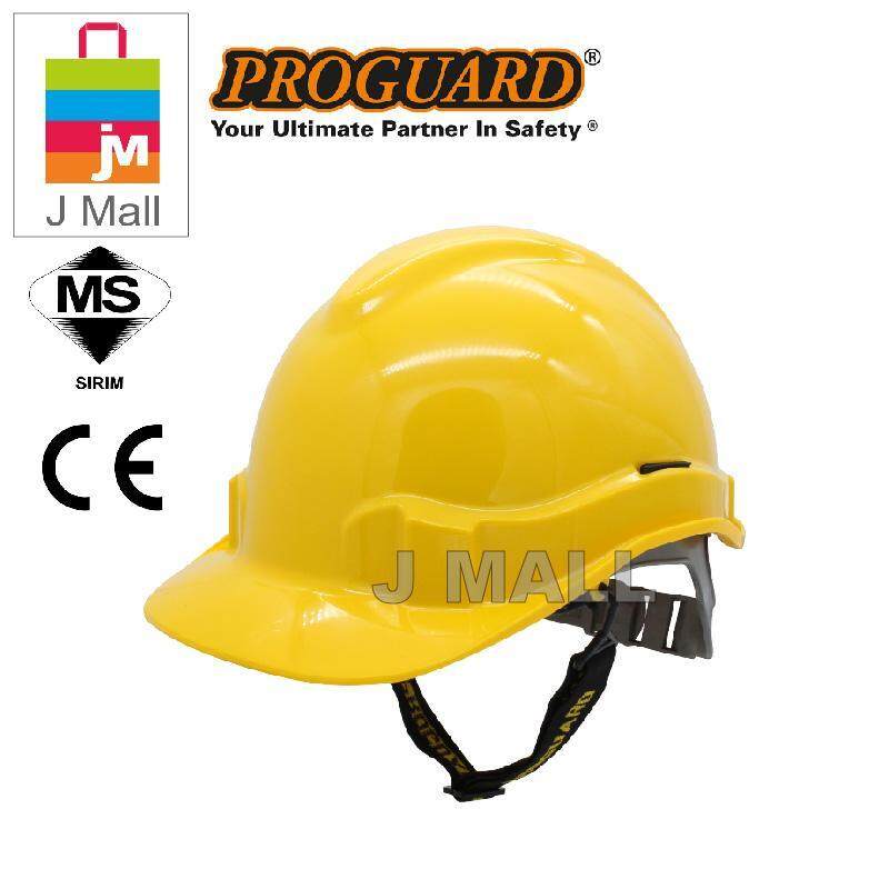 PROGUARD Advantage Industrial Safety Helmet Worker Head Protection - Yellow / White