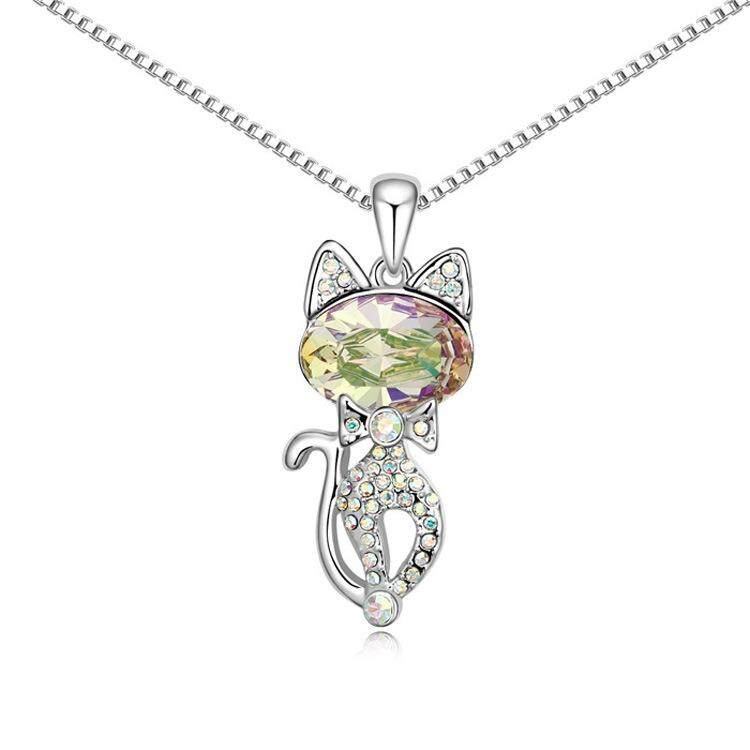 3 Pack Austria Kalung Kristal-Persia (Warna: Hijau Bercahaya)-Intl