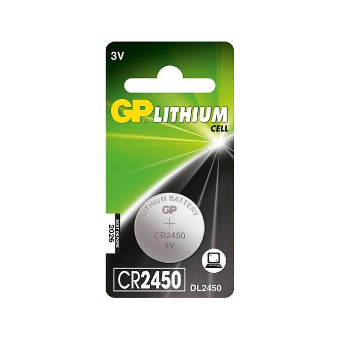 CR2450 GENUINE GP Lithium Battery 3V (CR2450-2C1) Malaysia