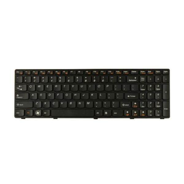 Papan Ketik untuk Lenovo IdeaPad G580 G580A G585 G585A V580 V585 Z580 Z580A Z585 Z585A Kunci Hitam Hitam Bingkai Tata Letak US-Intl