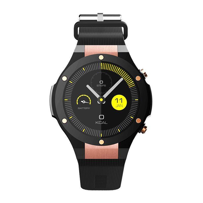 Microwear H2 3G Smartwatch Phone 1.39 inch Android 5.0 MTK6580 1.0GHz Quad Core 16GB ROM 5.0MP Camera Heart Rate Monitor Pedometer GPS Malaysia