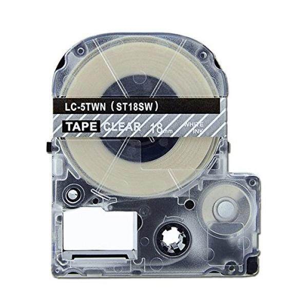 Penggantian Kaset Tape Absonik untuk Epson Labelworks LW-400 LW-500 LW-600P LW-700 LW-900P LW-1000P LC-5TWN9 (3/4