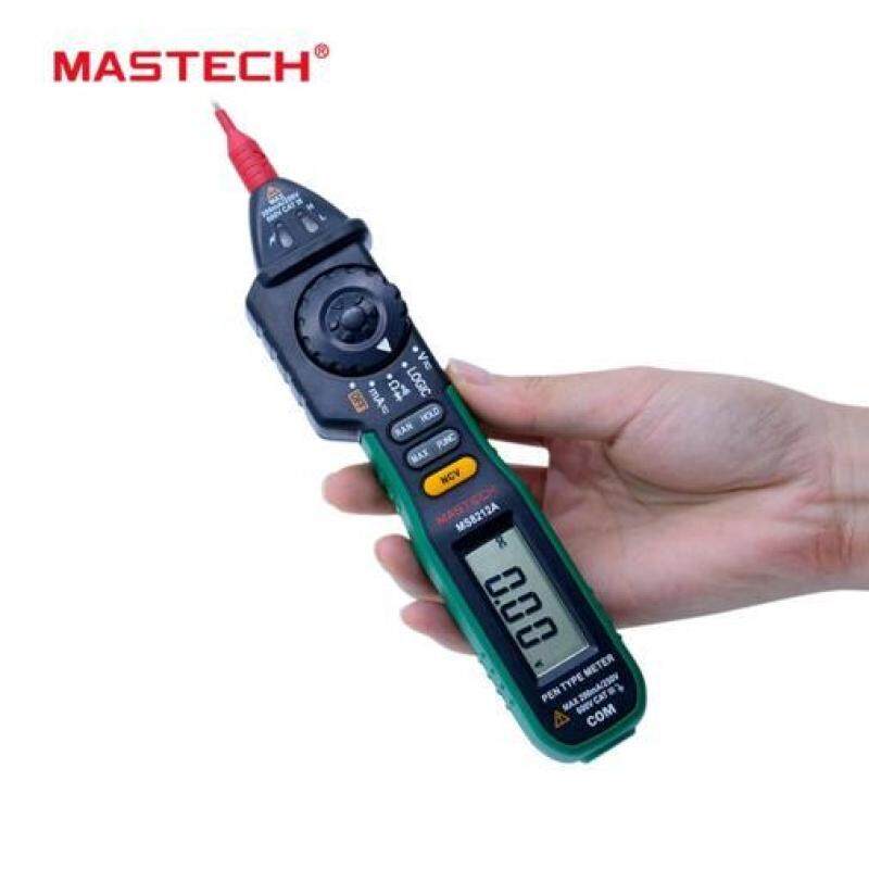 MASTECH MS8212A Pen type Digital Multimeter Multimetro DC AC Voltage Current Tester Diode Continuity Logic Non-contact Voltage