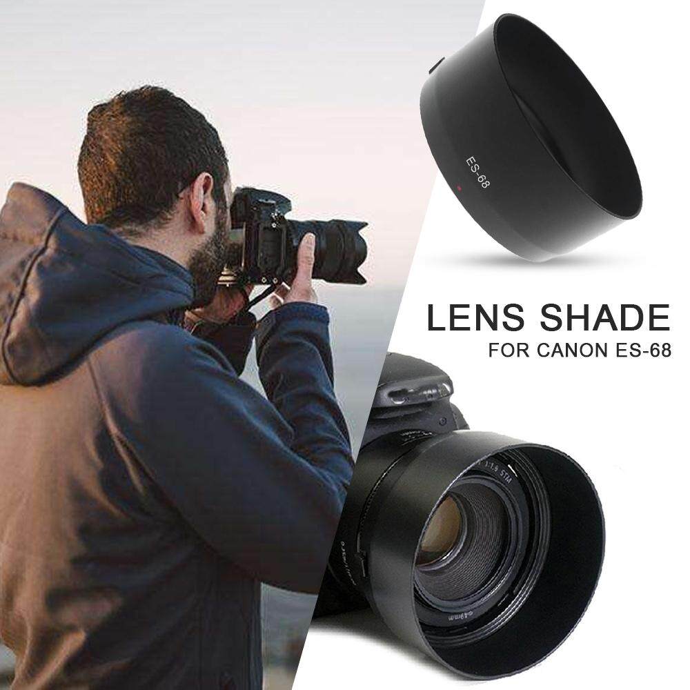 Lensa Bayangan Lensa Tudung Premium Hitam ABS Kamera Shooting untuk Canon ES-68II-Internasional