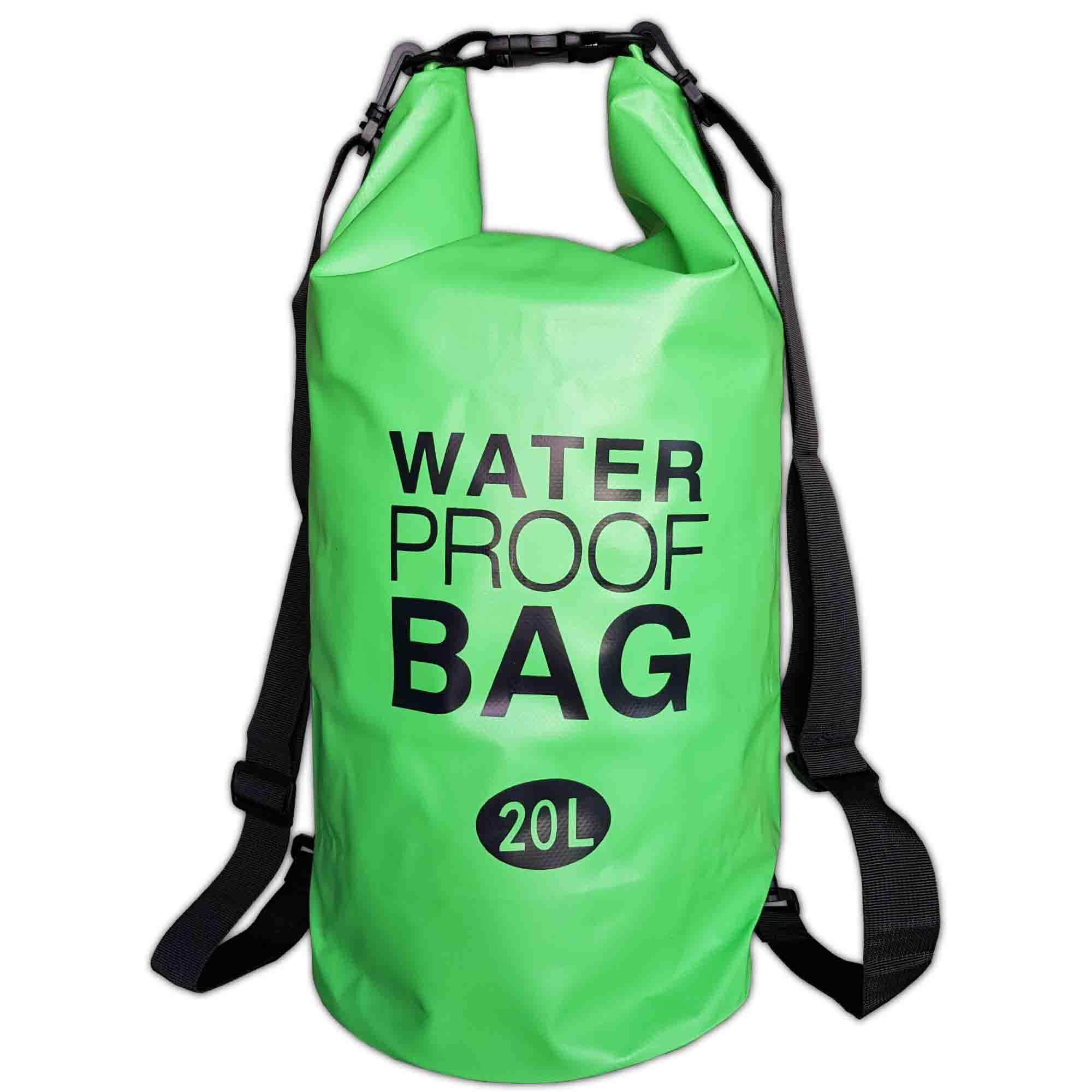 Waterproof Dry Bag Backpack 20 L Double Strap (Free One Camo Dry Bag 2 ...