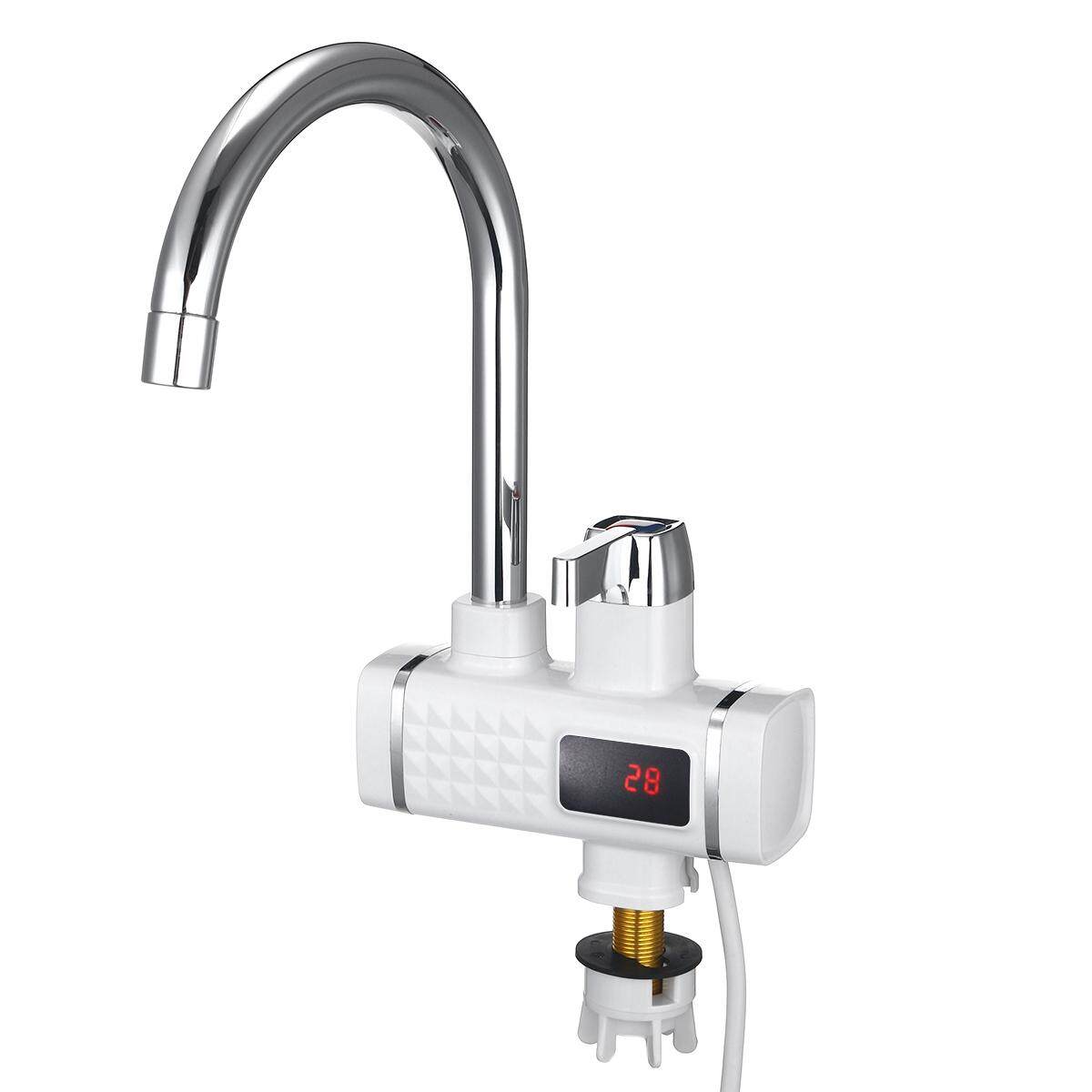 Electric Faucet Tap Hot Water Heater Instant For Home Bathroom Kitchen - intl