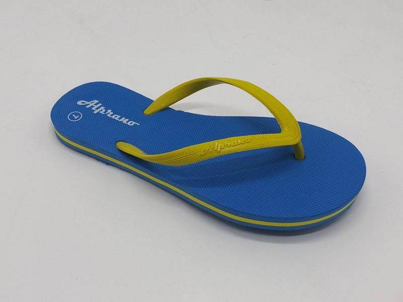 Alprano APL-06 Rubber Anti Slip Flat Slippers Beach Slippers Ladies Designs UK Size 7 (Light Blue)