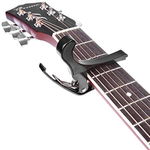 Neewer Perubahan Cepat Gitar Hitam Capo untuk Akustik dan Gitar Elektrik (Tidak Cocok untuk Ukulele