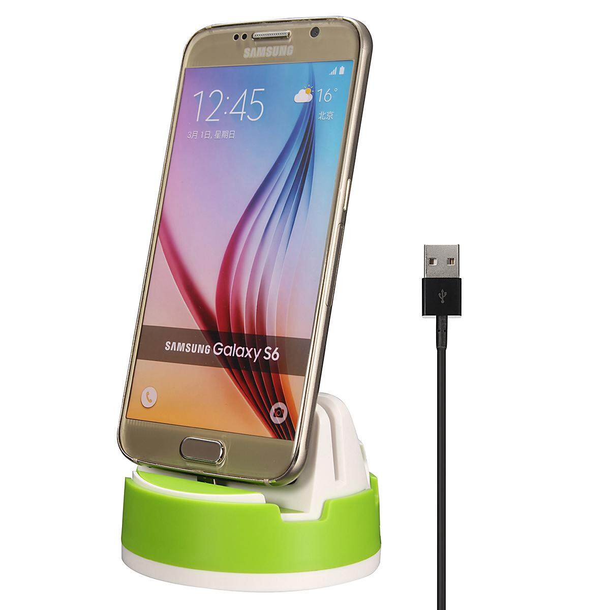 60 Derajat Kursi Berputar Charger Multi-Fungsi Ponsel Universal Bantalan Pengisi Daya untuk Apple IPhone Hijau