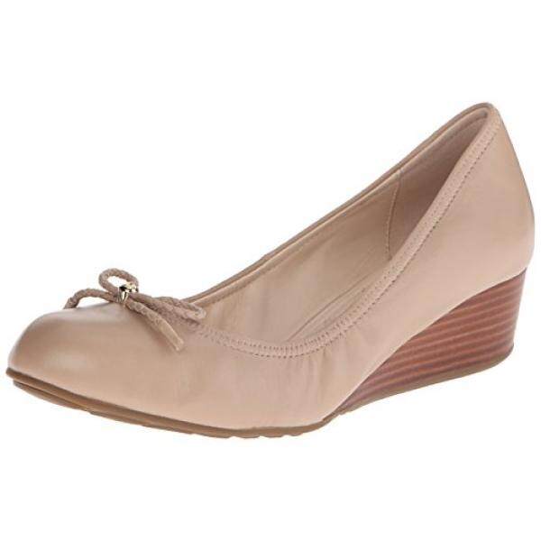Cole Haan Womens Tali Grand Lace Wedge Pump 40mm, Maple Sugar, 7 B US - intl
