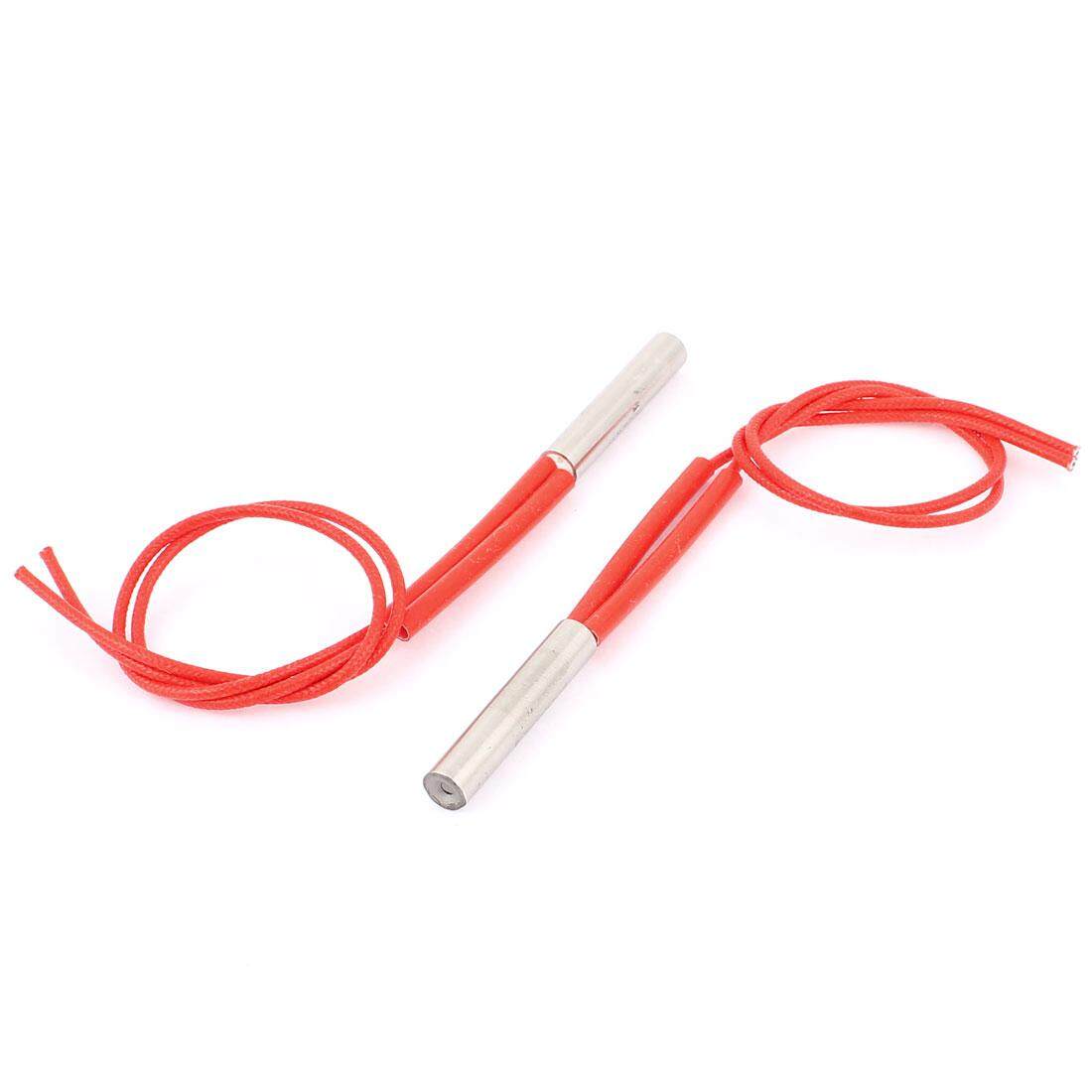 AXA 2 Pcs AC 110 V 100 W Kartrid Heater Tabung Elemen Pemanas 8 Mm X 40 Mm-Internasional