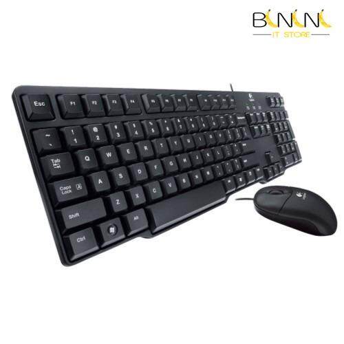 LOGITECH MK100 CLASSIC DESKTOP KEYBOARD MOUSE-(920-003649) Malaysia