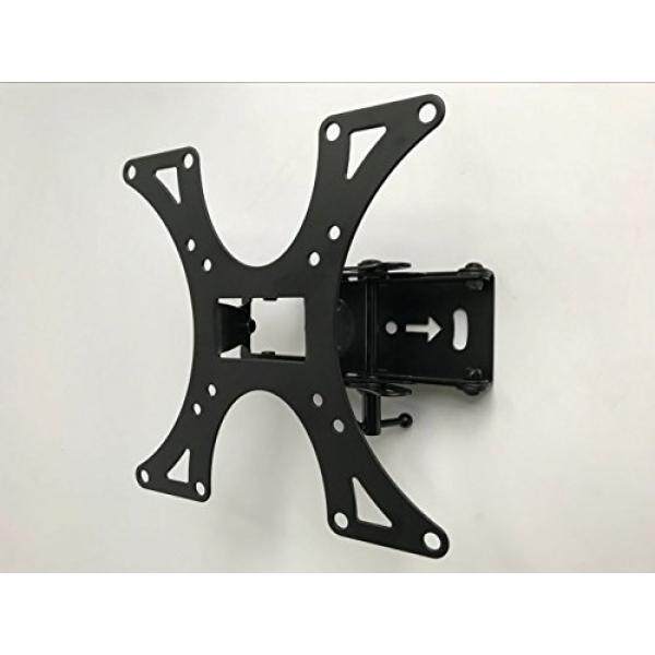 TOPMOUNT 1pcs Full-Motion Tilting, Swiveling, Articulating LCD TV Wall Mount Bracket with Extendable Swing Out Arm for 23