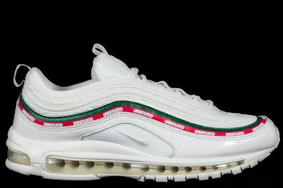 Nike Air Max 97 Undefeated White Red/Green AJ1986-100 Women and Mens Sneaker - intl