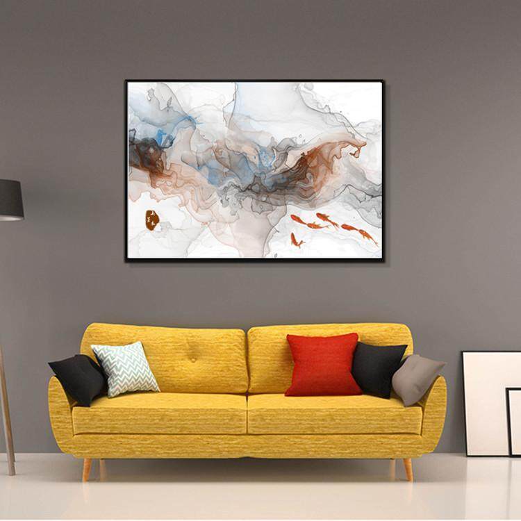 Designer Wall Art Home Decor Lazada Sg Modern Art Landscape Oil Painting On Canvas Hd Print Picture For Living Room Home Décortion Wall