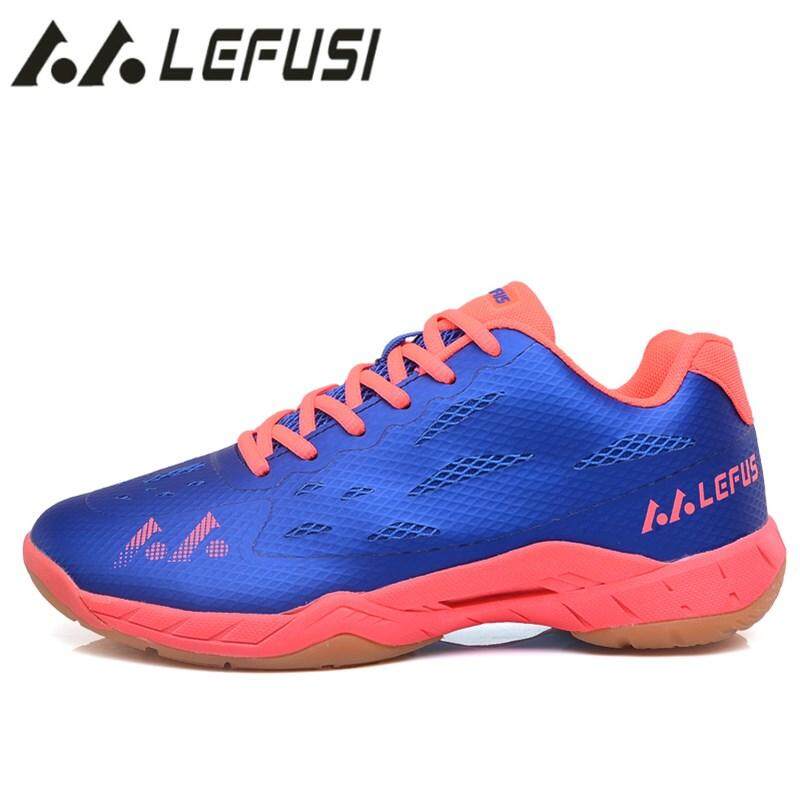 Lefus Pelatih Pria dan Wanita 2018 Merek Sepatu Bulutangkis Luar Ruangan Atletik Sport Sneakers Uniseks Ringan
