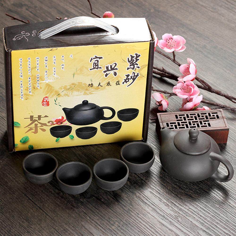 Zisha Tea Set Teapot Tea Cup Pot 4 Cup Set Kung Fu Teapot Gifts Jun 2018 - 3 Zisha Tea Set Teapot Tea Cup Pot 4 Cup Set Kung Fu Teapot Gifts - 3