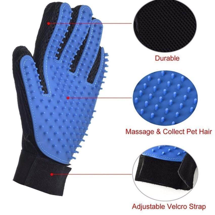 True Touch Five Finger Deshedding Glove Pet Gromming The Hair Away/ Penggosok Bulu Haiwan(Left Hand) August 2018 - 3 True Touch Five Finger Deshedding Glove Pet Gromming The Hair Away/ Penggosok Bulu Haiwan(Left Hand) - 3