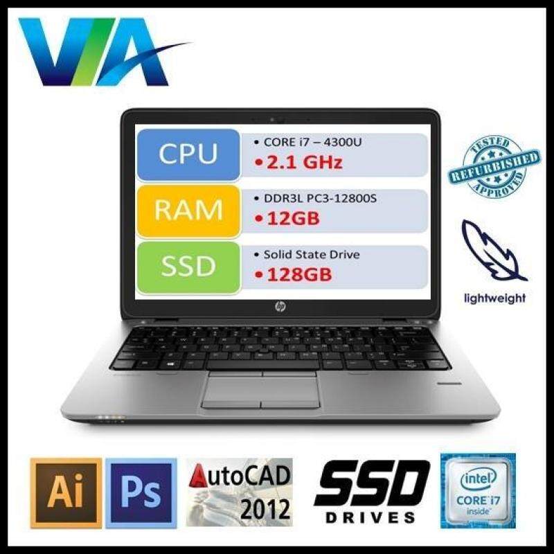 Refurb HP Probook 820 G1~Core i7~12Gb~128Gb~Win10~Touch Screen Malaysia