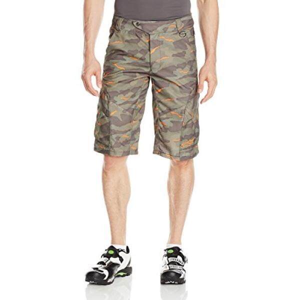 Alpinestars Pria Manual Celana Pendek, 36, Militer Abu-abu Ochre Camo-Internasional