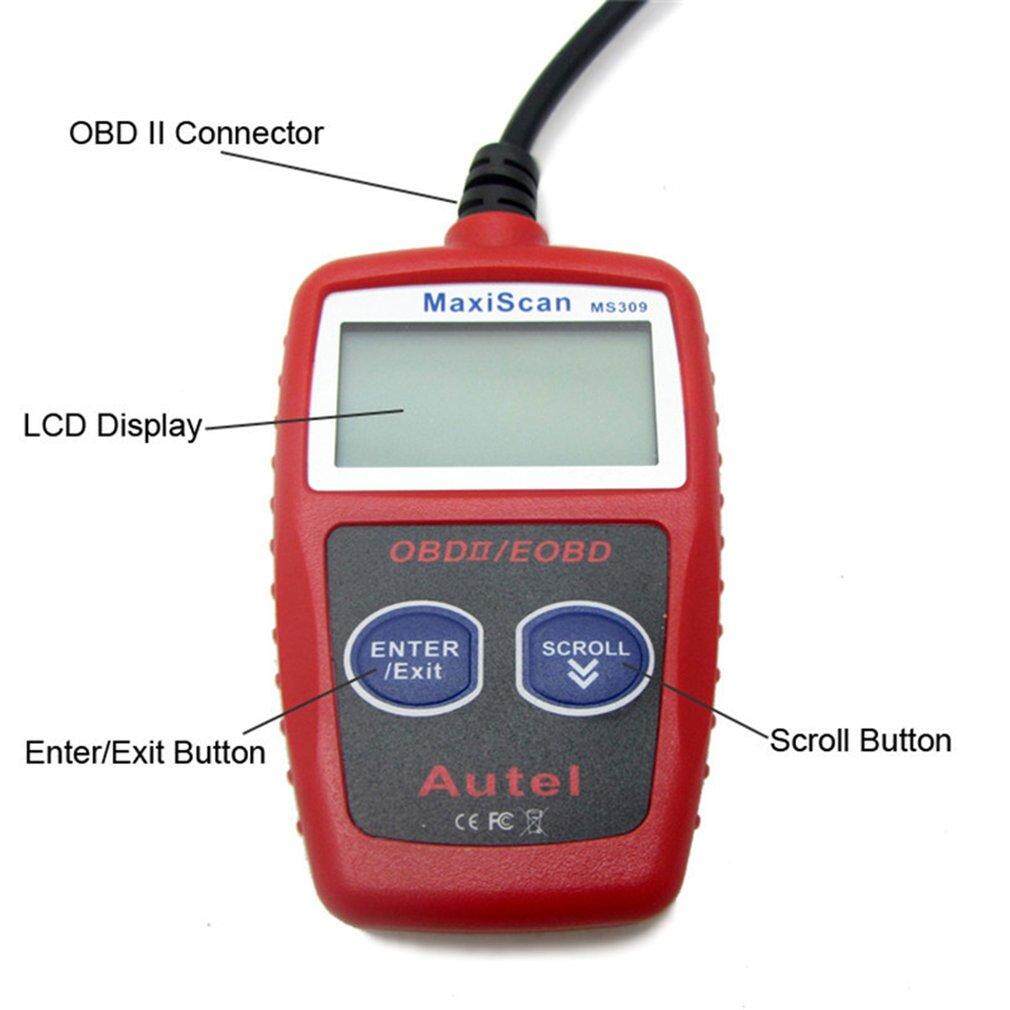Getek Mobil Kesalahan Mesin Pemindai Diagnostik Alat Auto Pembaca Kode OBD 2 OBDII KW806