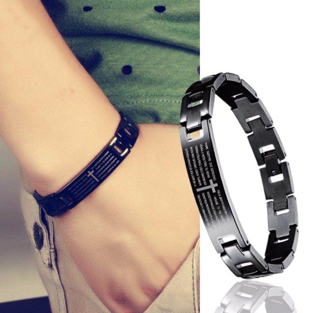 Panda Online Pria Golf Kaus Kaki Pelembap Gel Ion Magnetic Arthritis Gelang Energi Hitam