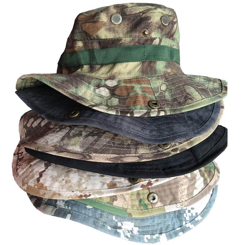 camo fishing bucket hat