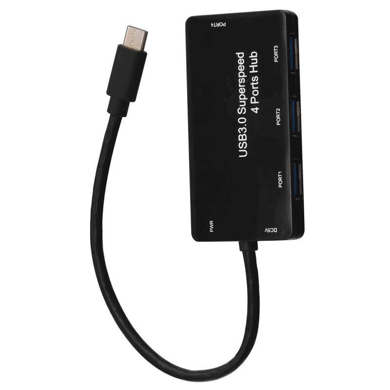 BSTUO USB3.1 Type-C to Multiple 4-Port USB 3.0 Hub - Black - intl