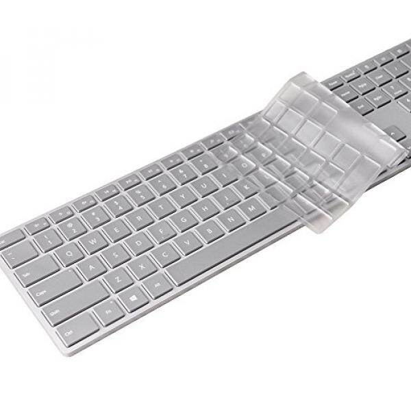 Leze-Ultra Tipis Lembut TPU Lapisan Pelindung Papan Ketik Penutup untuk Microsoft Nirkabel Permukaan Keyboard (Dirilis Oktober 2016)