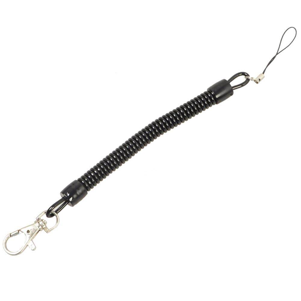 Outdoor Camping Black Spring Rope Elastic Belt Keychain - Intl August 2018 - 2 Outdoor Camping Black Spring Rope Elastic Belt Keychain - intl - 2